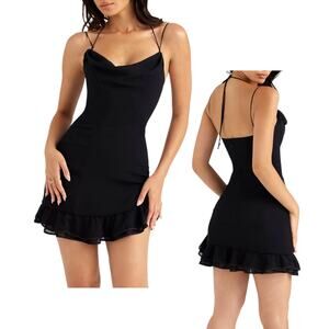 house of cb buttercup bandage halter mini dress Maliha Buttercup Bandage Halter Mini Dress